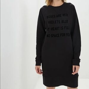 Zoe Karssen sweatshirt dress - moonless night NWT